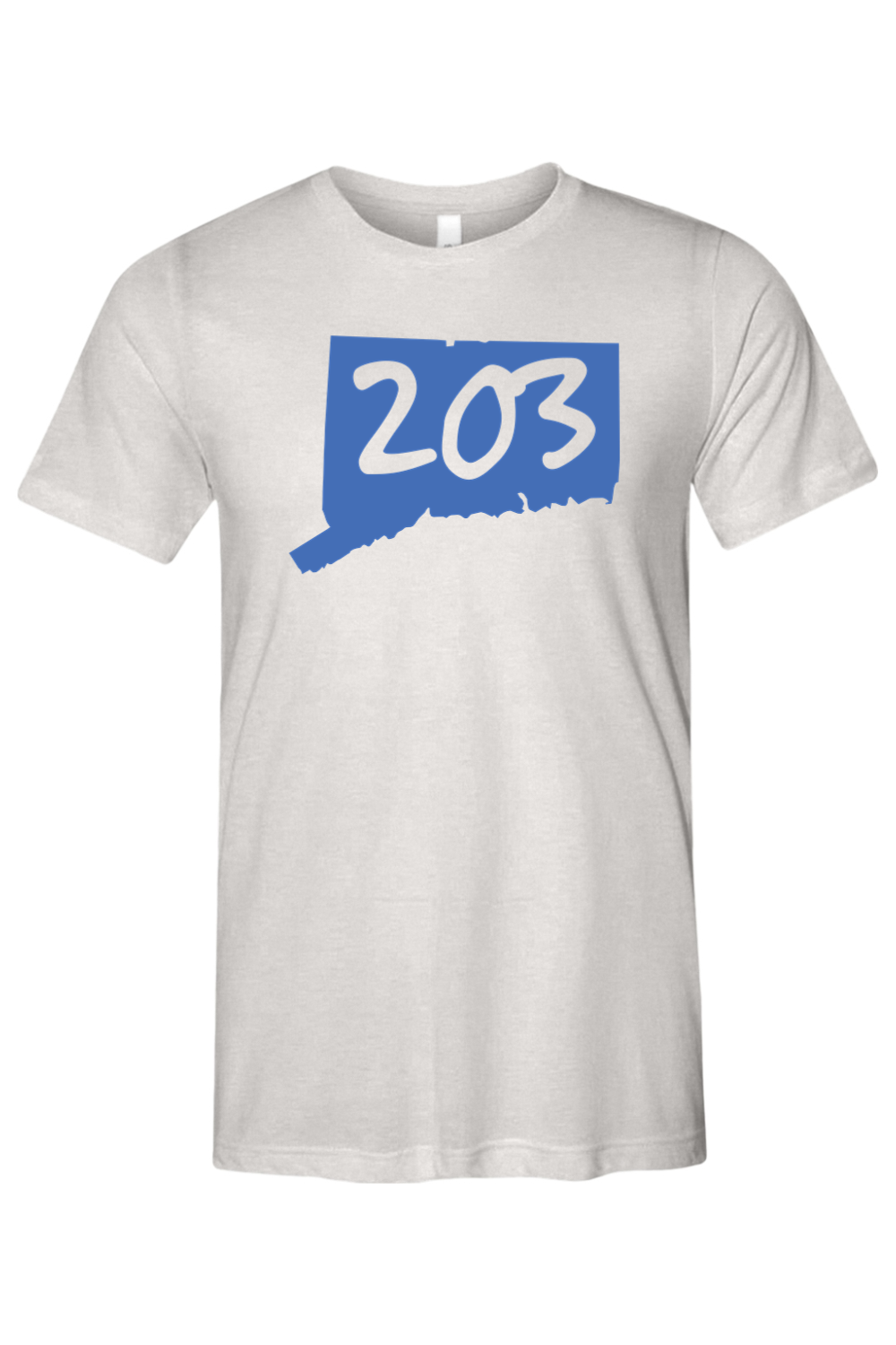 Connecticut - Area Code - Bella + Canvas Short Sleeve Tee