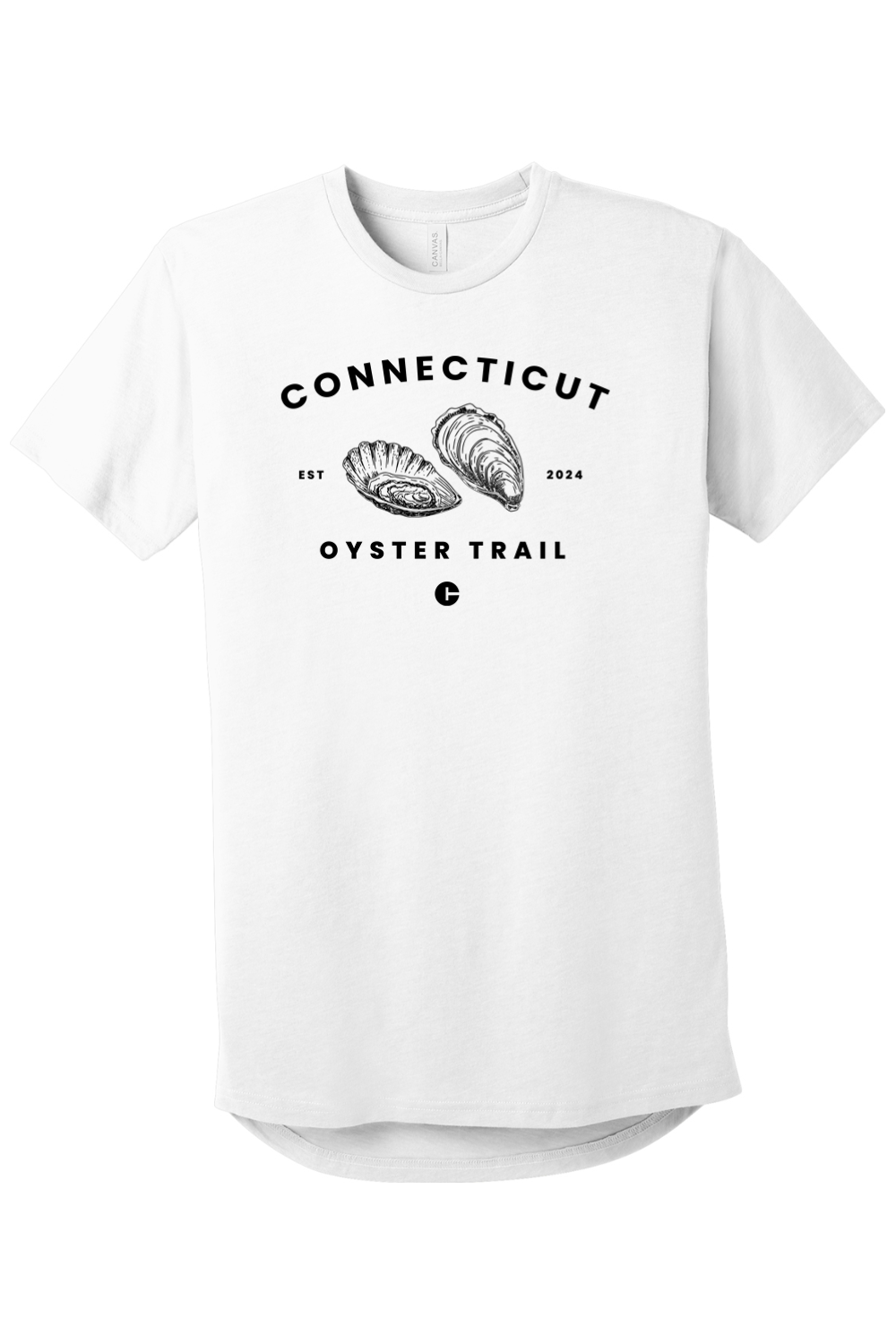 Connecticut - Oyster Trail - BELLA+CANVAS Men’s Long Body Urban Tee