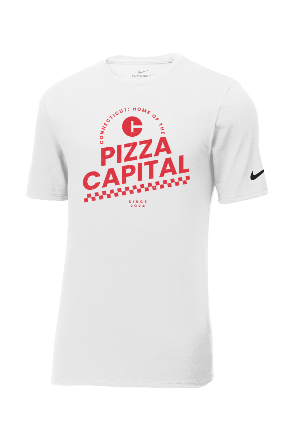 Connecticut - Pizza Capital - Nike Core Cotton Tee