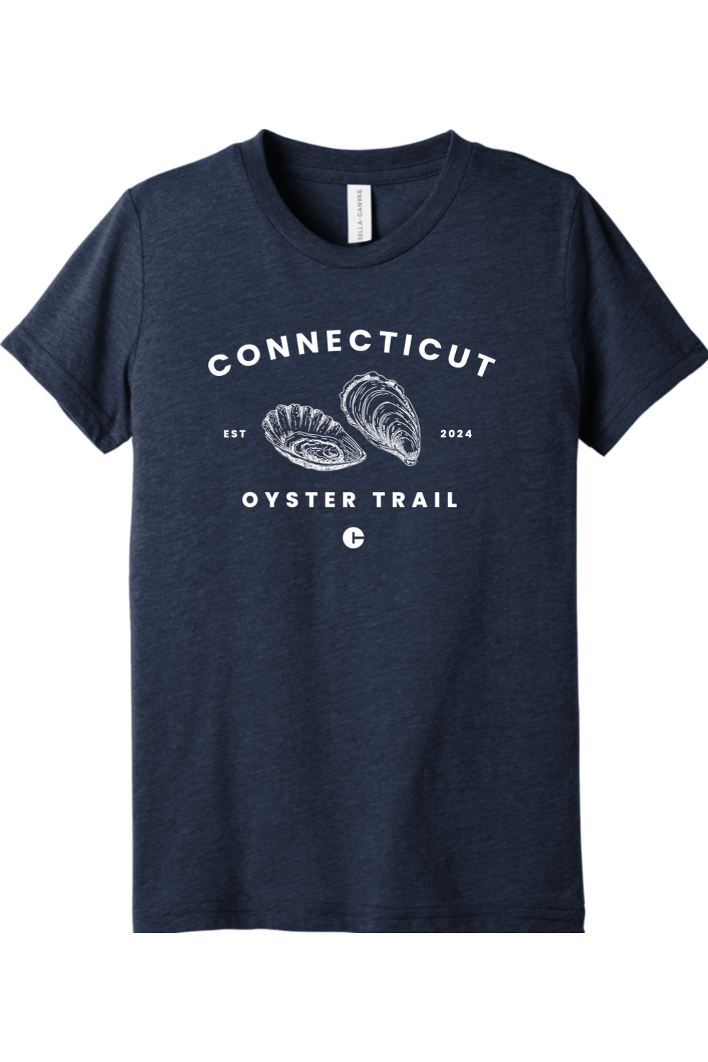 Connecticut - Oyster Trail - Youth BELLA+CANVAS Short Sleeve Tee