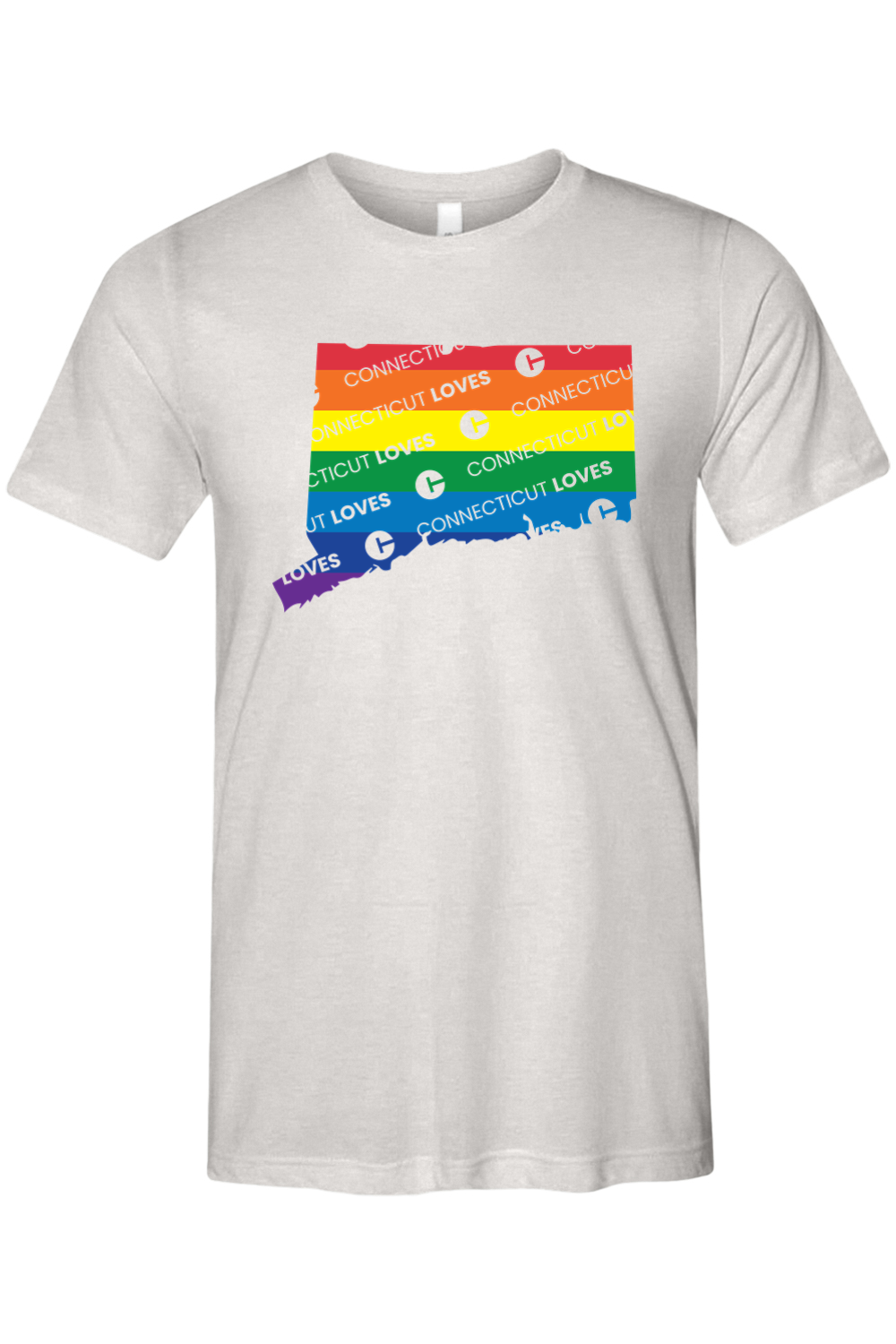 Connecticut - Pride - Bella + Canvas Short Sleeve Tee