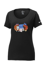 Connecticut - Pizza College - Nike Ladies Core Cotton Tee