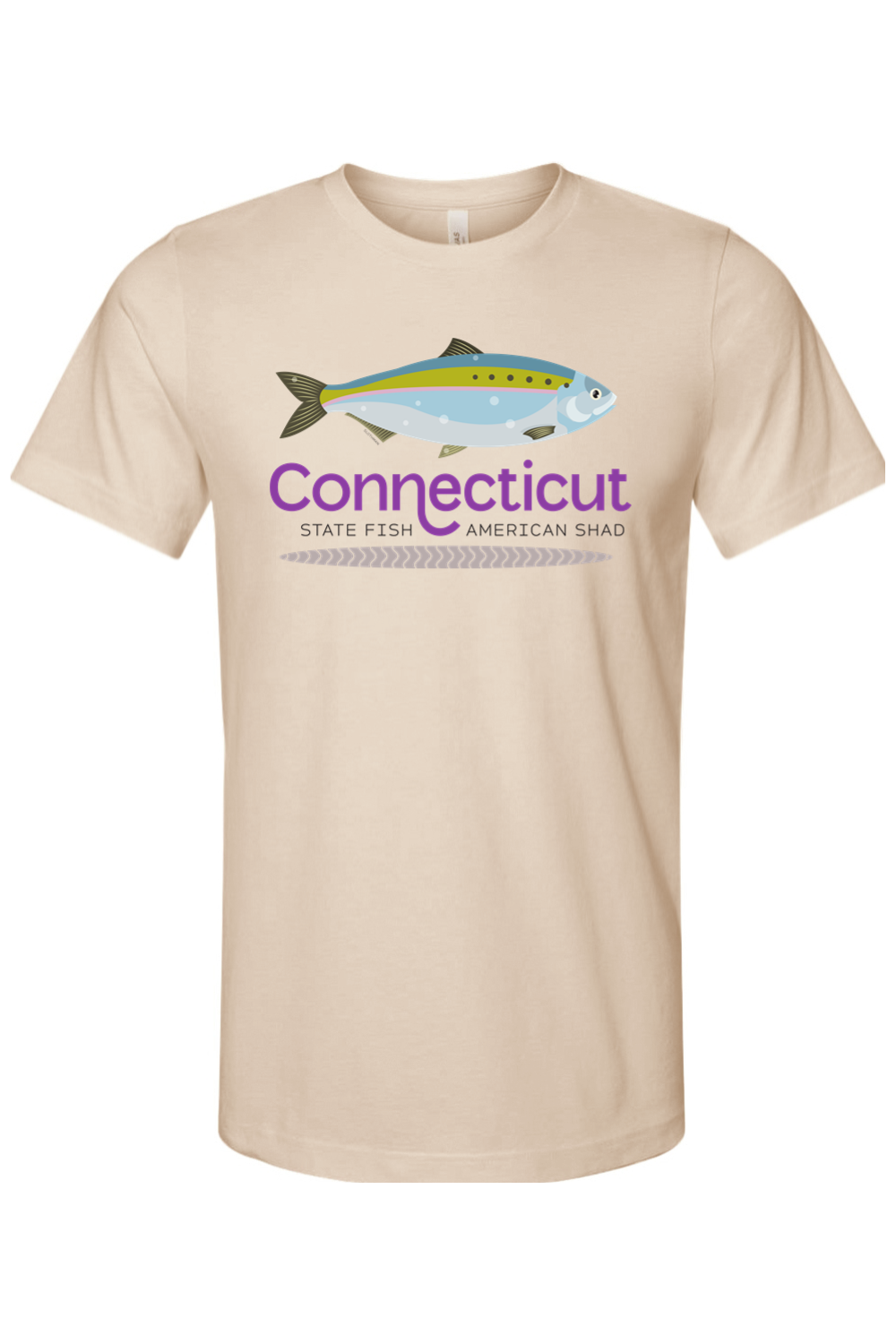 State Fish American Shad - Bella + Canvas Tee