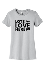 Connecticut - Lots to Love Here - BELLA+CANVAS Women’s Slim Fit Tee