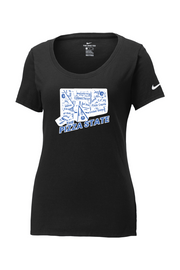Connecticut - The Pizza State - Nike Ladies Core Cotton Tee