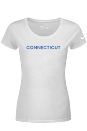Connecticut - Nike Ladies Dri-FIT Cotton/Poly Tee