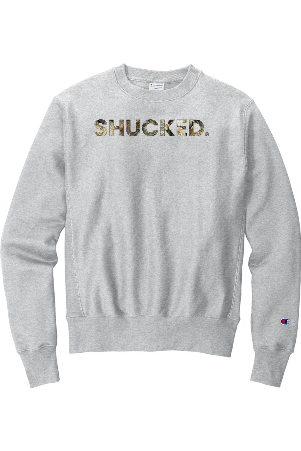 Connecticut - Shucked - Champion  Crewneck Sweatshirt