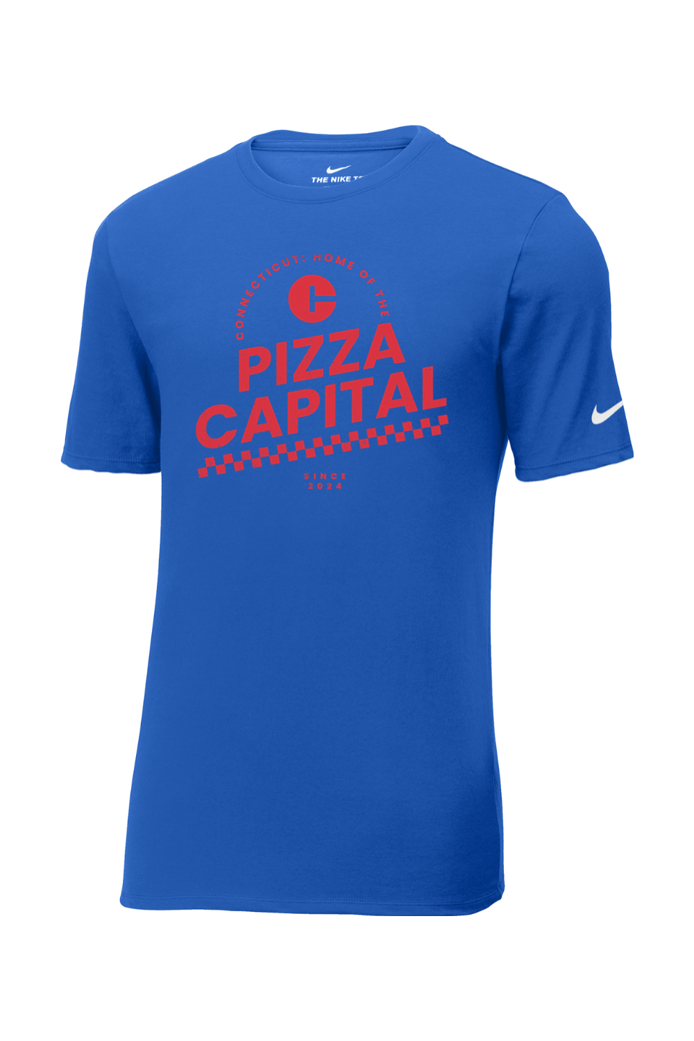 Connecticut - Pizza Capital - Nike Core Cotton Tee