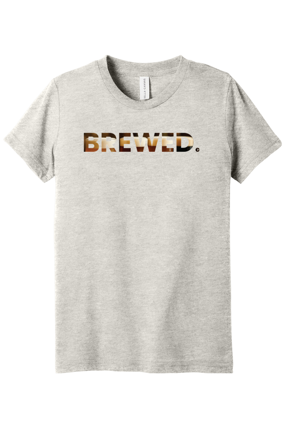 Connecticut - Brewed - Youth BELLA+CANVAS Short Sleeve Tee