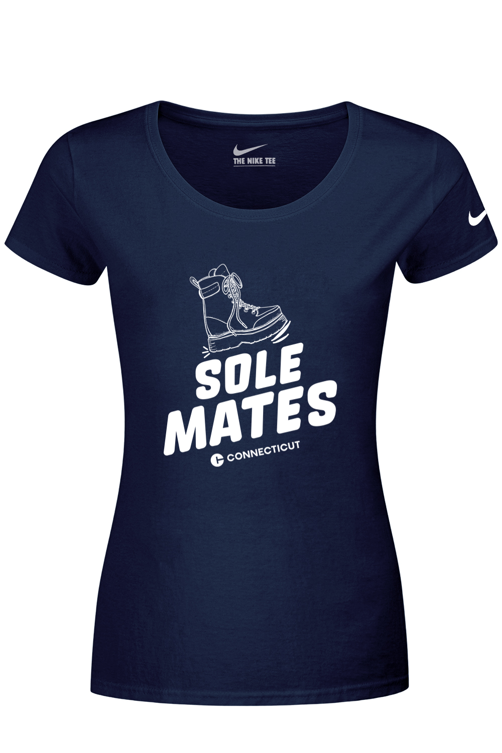 Connecticut - Sole Mates - Nike Ladies Dri-FIT Cotton/Poly Tee