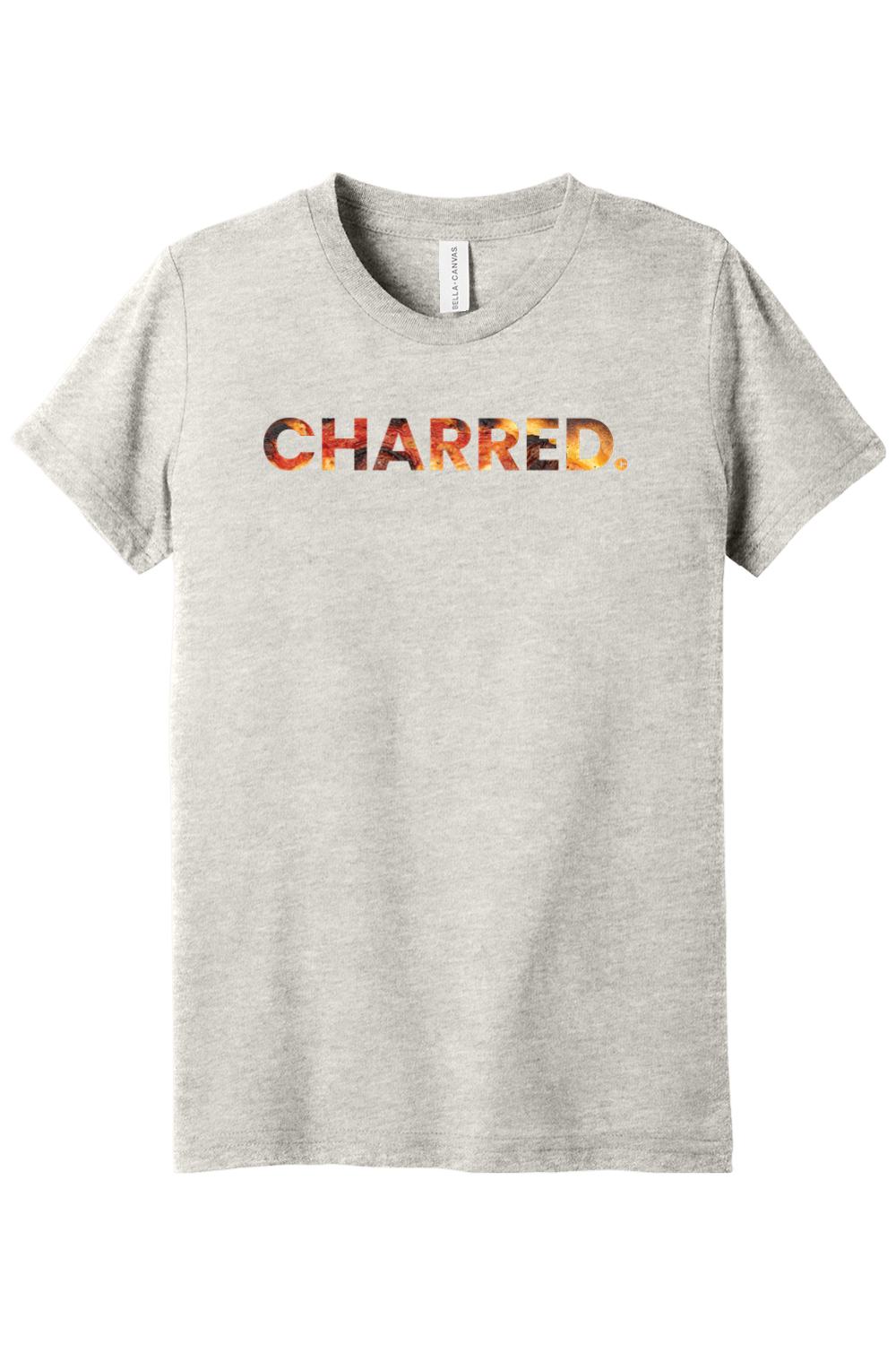 Connecticut - Charred - Youth BELLA+CANVAS Short Sleeve Tee