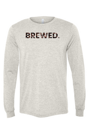 Connecticut - Brewed - BELLA + CANVAS Unisex Long Sleeve Tee