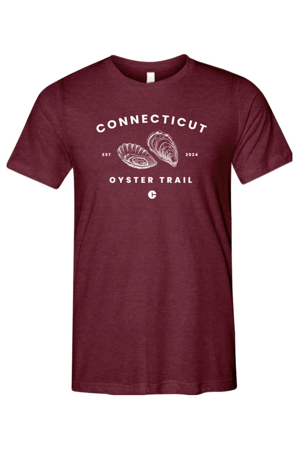 Connecticut - Oyster Trail - Bella + Canvas Short Sleeve Tee