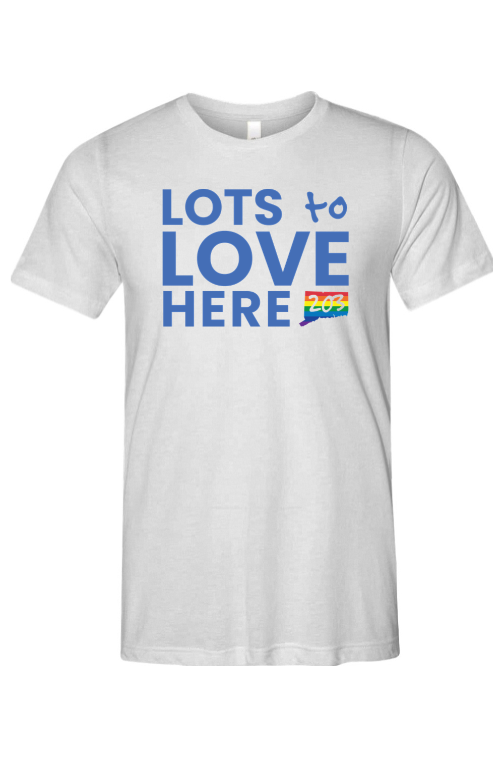 Connecticut - Lots to Love Here - Bella + Canvas Short Sleeve Tee