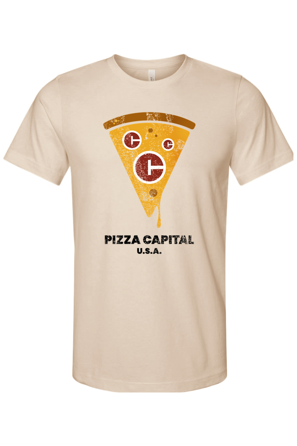 Pizza Capital USA - Bella + Canvas Tee