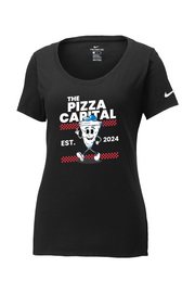 Connecticut - The Pizza Capital - Nike Ladies Core Cotton Tee