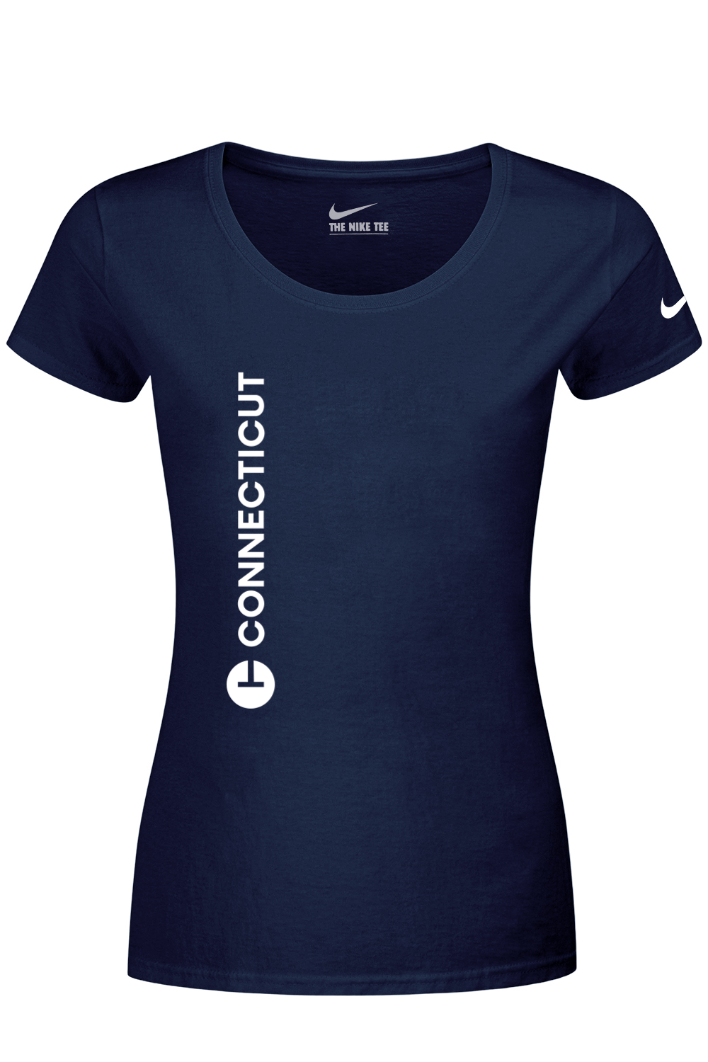 Connecticut - Nike Ladies Dri-FIT Cotton/Poly Tee