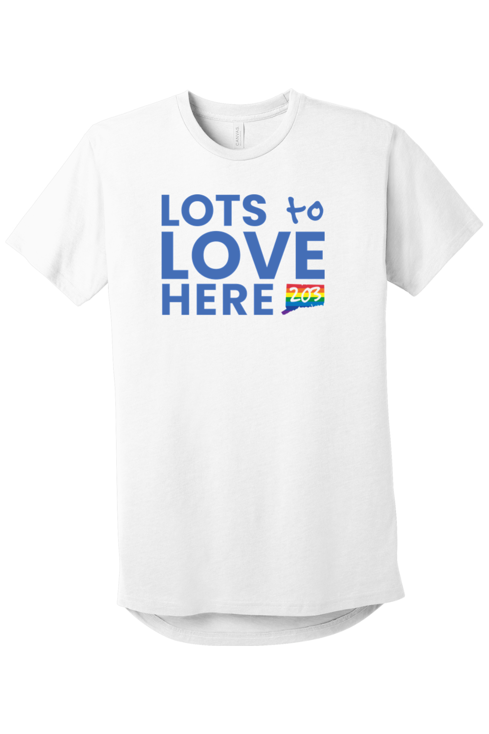 Connecticut - Lots to Love Here - BELLA+CANVAS Men’s Long Body Urban Tee