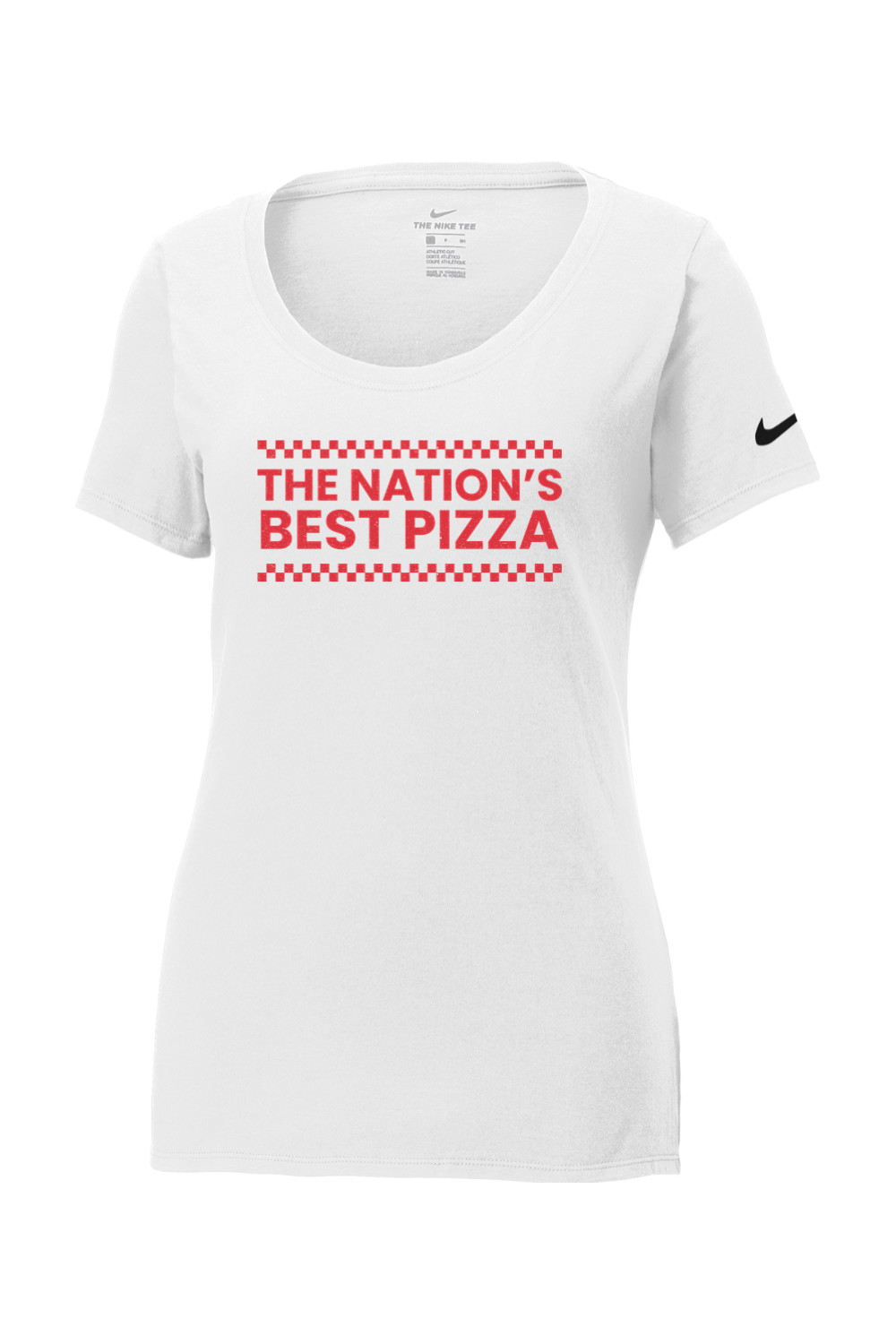 Connecticut - Nation's Best Pizza - Nike Ladies Core Cotton Tee