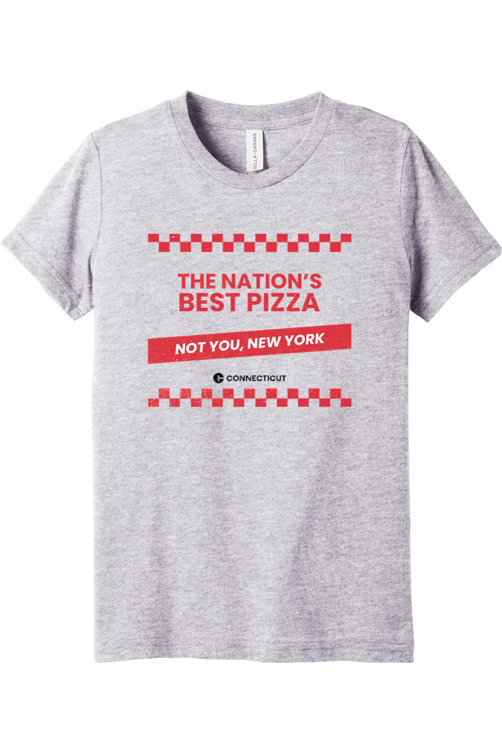 Connecticut - Billboard - Youth BELLA+CANVAS Short Sleeve Tee