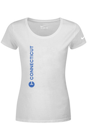 Connecticut - Nike Ladies Dri-FIT Cotton/Poly Tee