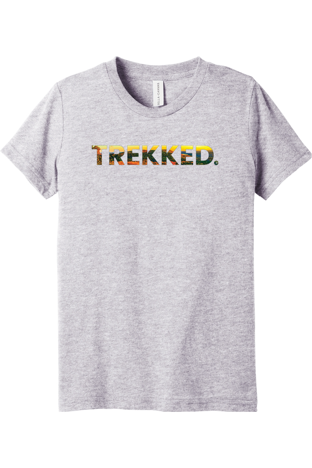 Connecticut - Trekked - Youth BELLA+CANVAS Short Sleeve Tee