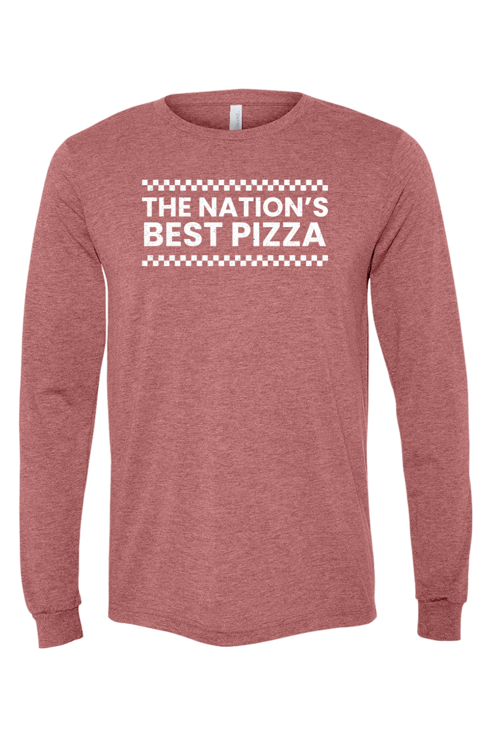 Connecticut - The Nation's Best Pizza - BELLA + CANVAS Unisex Triblend Long Sleeve Tee