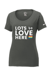 Connecticut - Lots to Love Here - Nike Ladies Core Cotton Tee