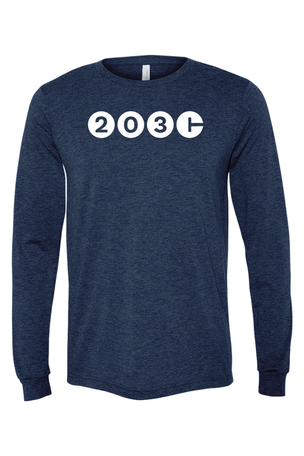 Connecticut - Area Code - BELLA + CANVAS Unisex Long Sleeve Tee