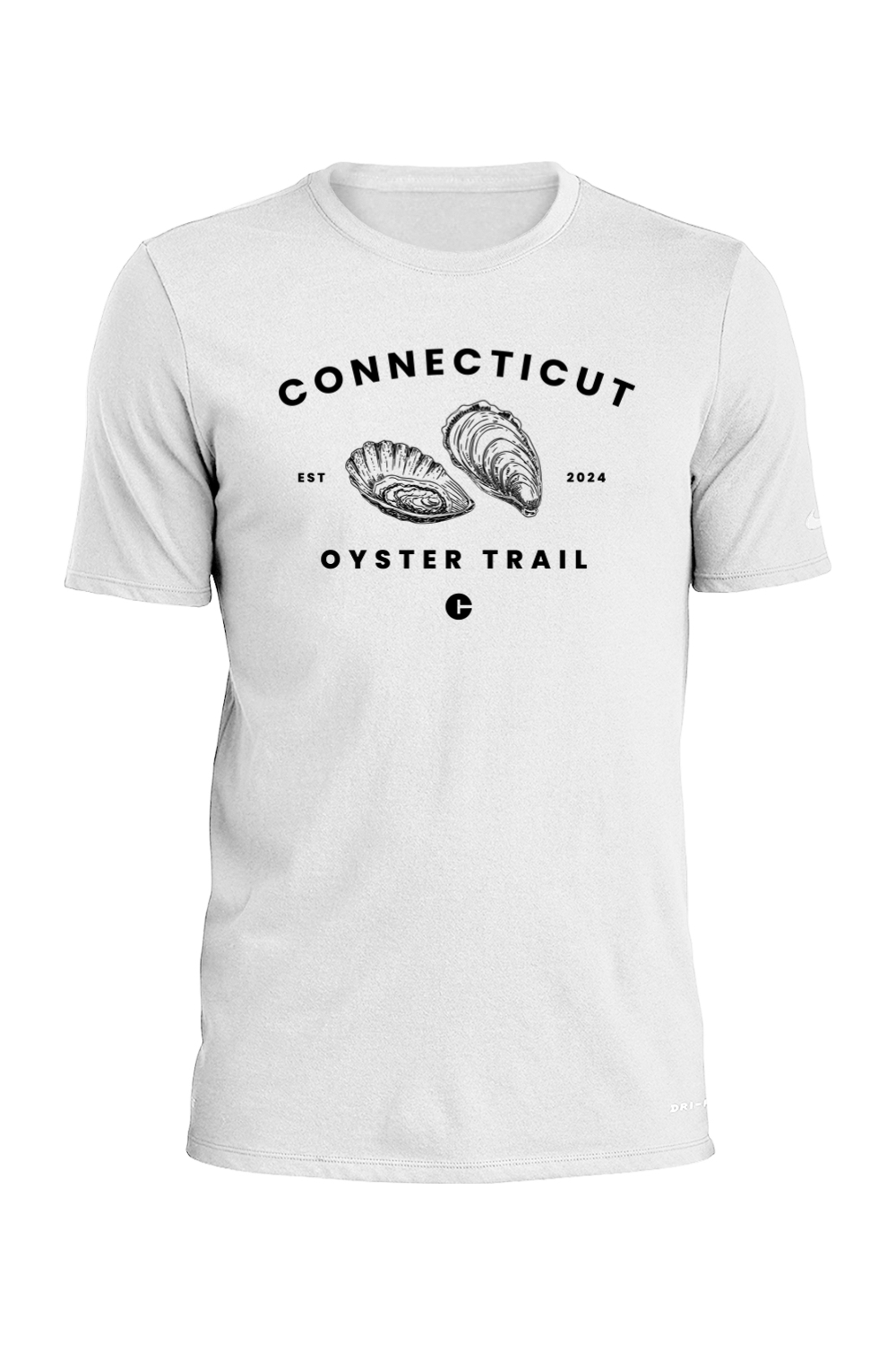 Connecticut - Oyster Trail - Nike Dri-FIT Cotton/Poly Tee
