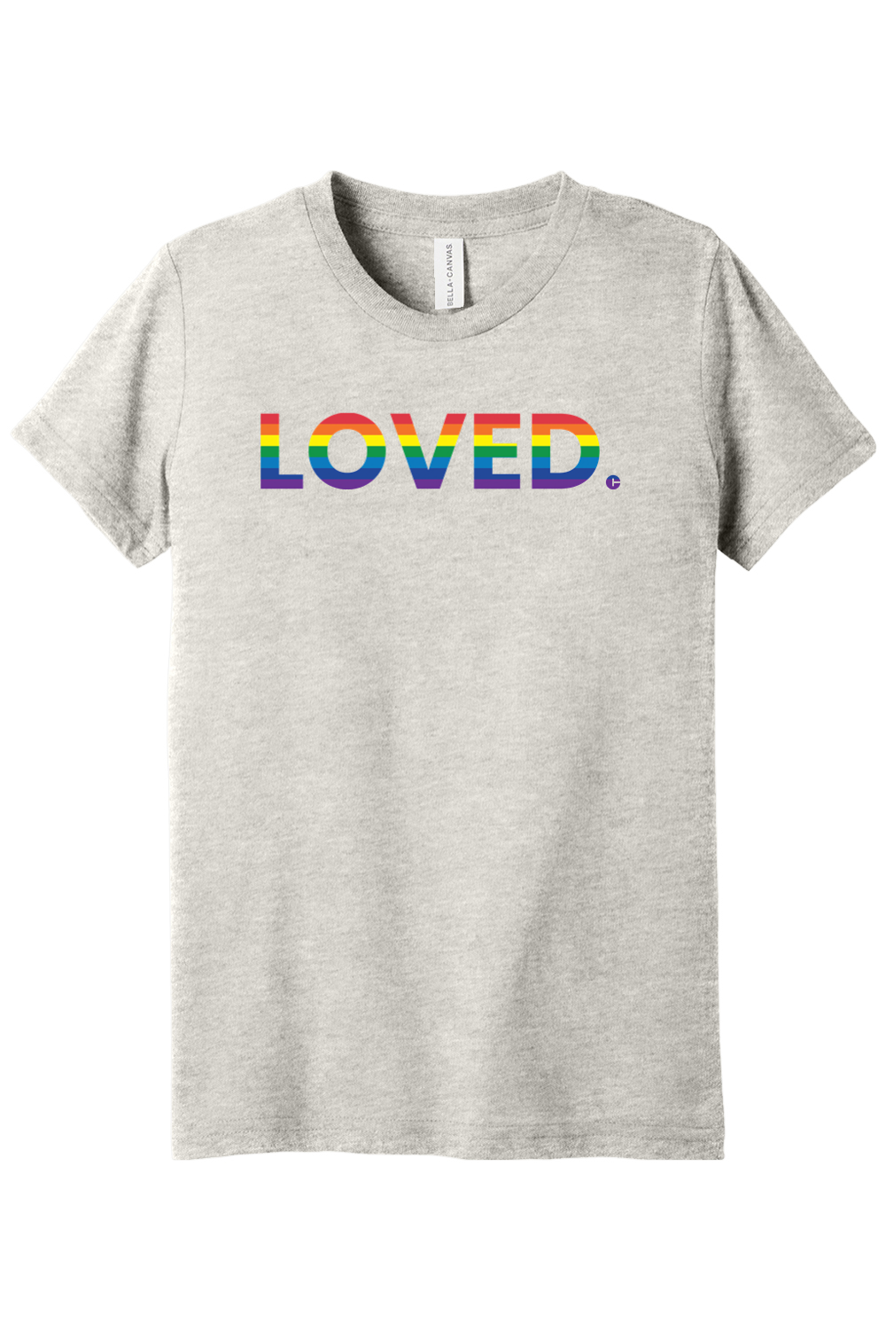 Connecticut - Loved - Youth BELLA+CANVAS Short Sleeve Tee