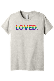 Connecticut - Loved - Youth BELLA+CANVAS Short Sleeve Tee
