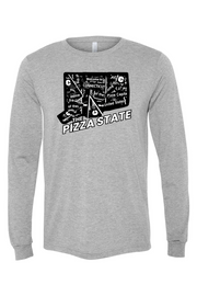 Connecticut - The Pizza State - BELLA + CANVAS Unisex Long Sleeve Tee
