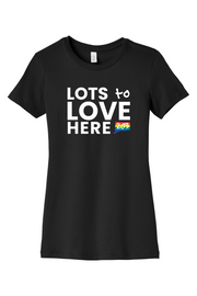 Connecticut - Lots to Love Here - BELLA+CANVAS Women’s Slim Fit Tee