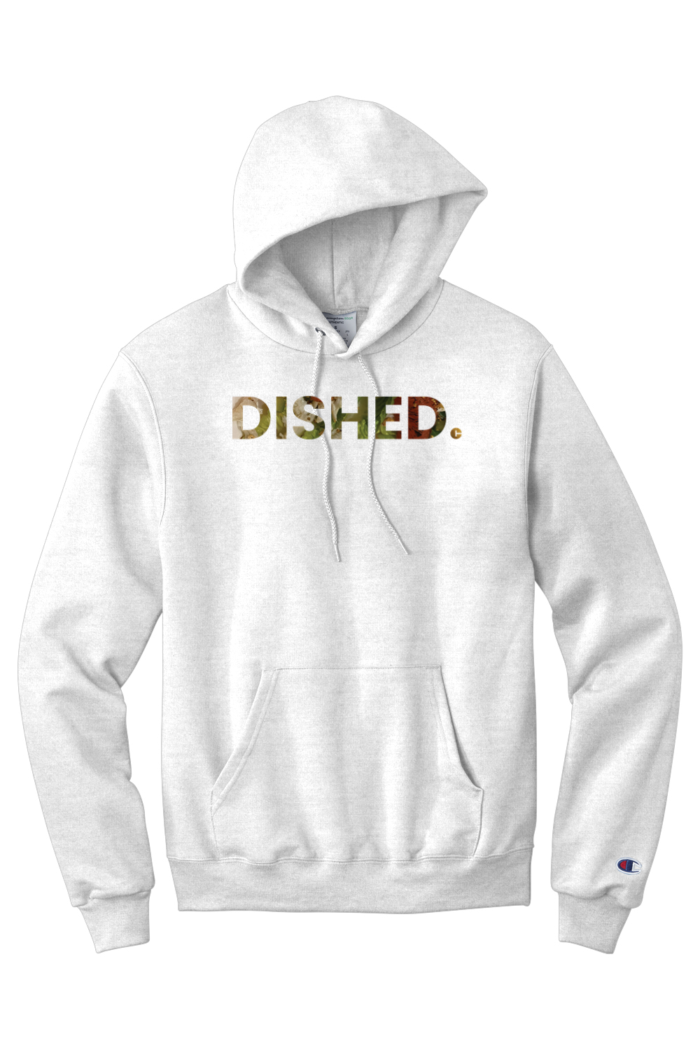 Connecticut - Dished - Champion Hooded Sweatshirt