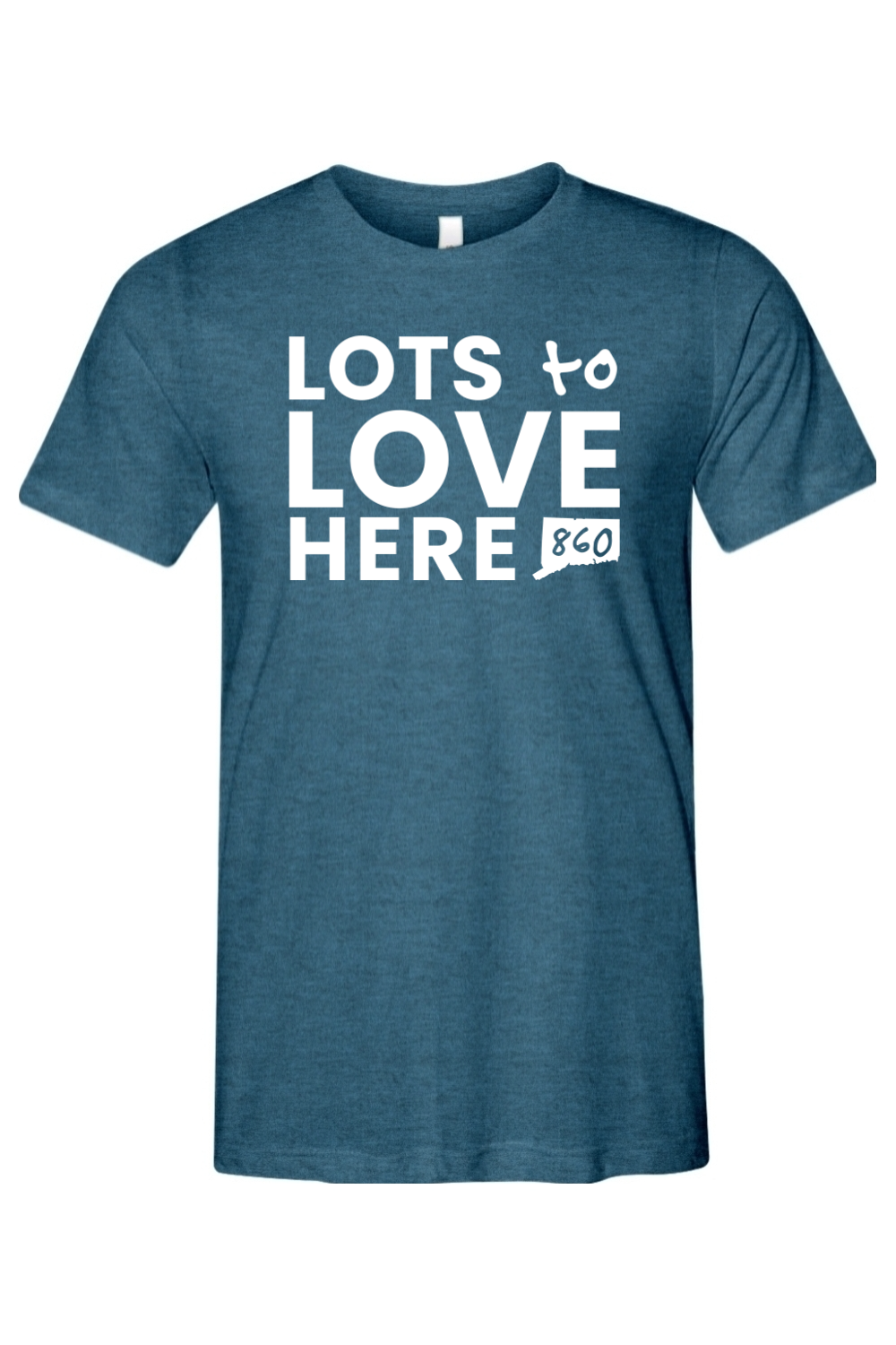Connecticut - Lots to Love Here - Bella + Canvas Short Sleeve Tee