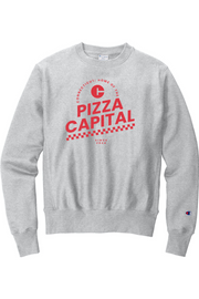 Connecticut - Pizza Capital - Champion Crewneck Sweatshirt