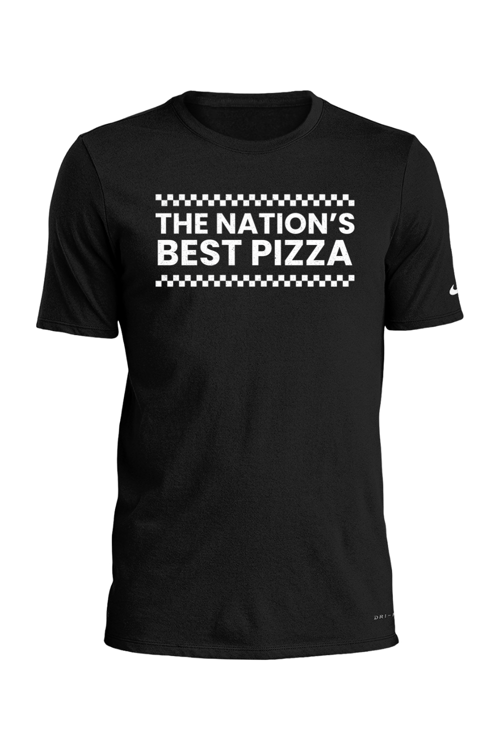 Connecticut - The Nation's Best Pizza - Nike Dri-FIT Cotton/Poly Tee