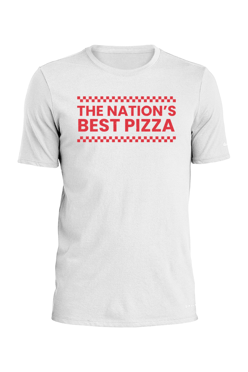 Connecticut - Nation's Best Pizza - Nike Dri-FIT Cotton/Poly Tee