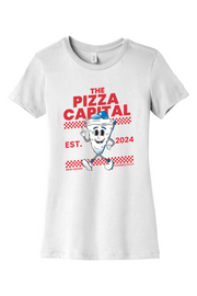 Connecticut - The Pizza Capital - BELLA+CANVAS Women’s Slim Fit Tee