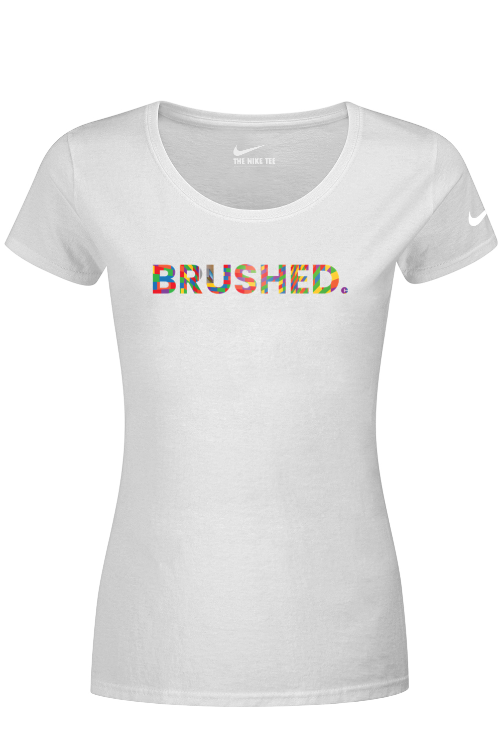 Connecticut - Brushed - Nike Ladies Dri-FIT Cotton/Poly Tee