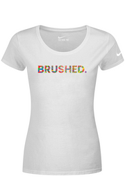 Connecticut - Brushed - Nike Ladies Dri-FIT Cotton/Poly Tee