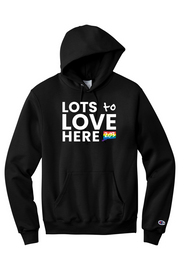 Connecticut - Lots to Love Here - Champion Hooded Sweatshirt