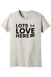 Connecticut - Lots to Love Here - Youth BELLA+CANVAS Short Sleeve Tee