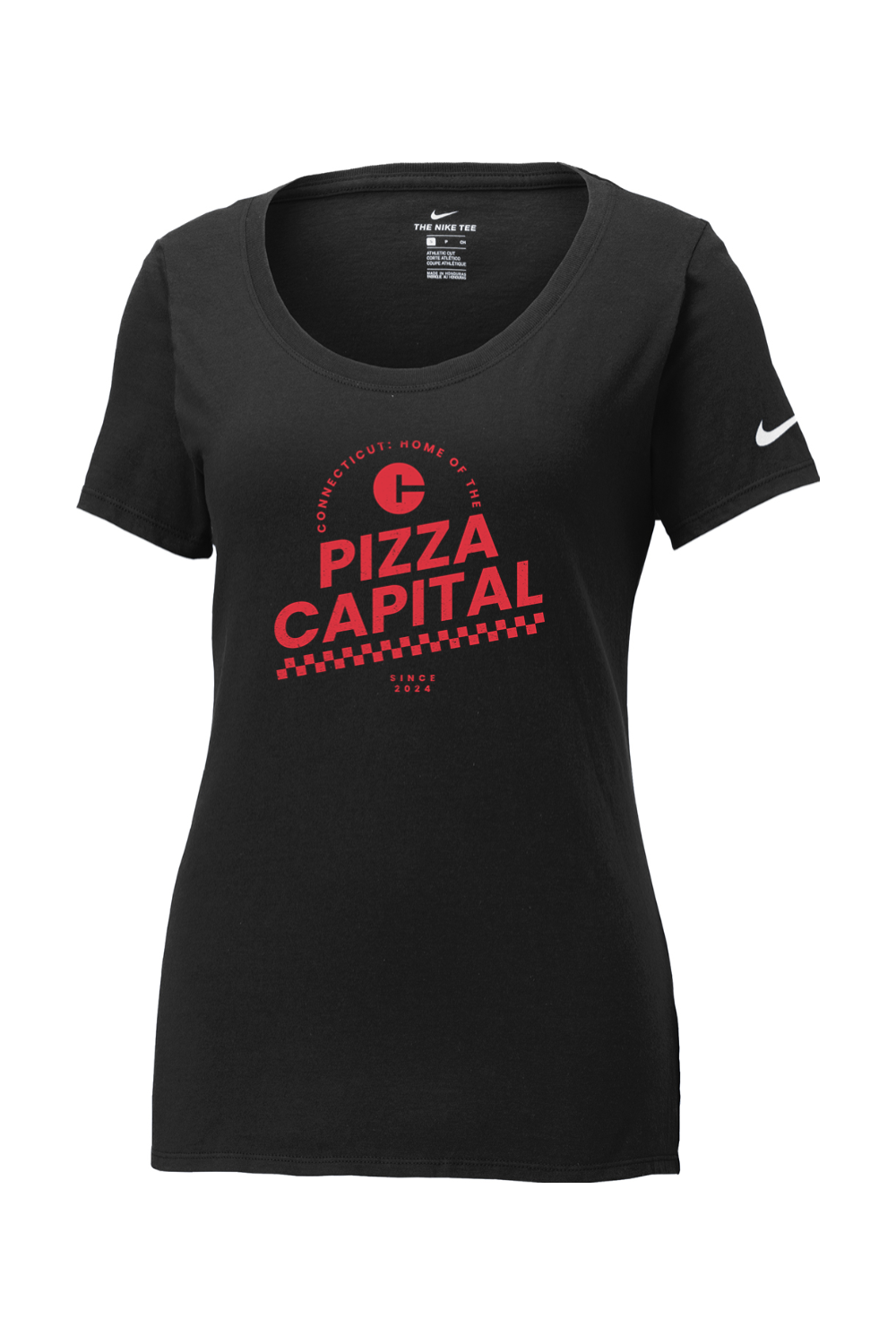 Connecticut - Pizza Capital - Nike Ladies Core Cotton Tee