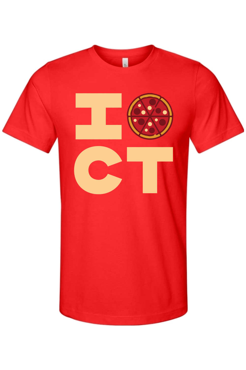 I Pizza CT - Bella + Canvas Tee