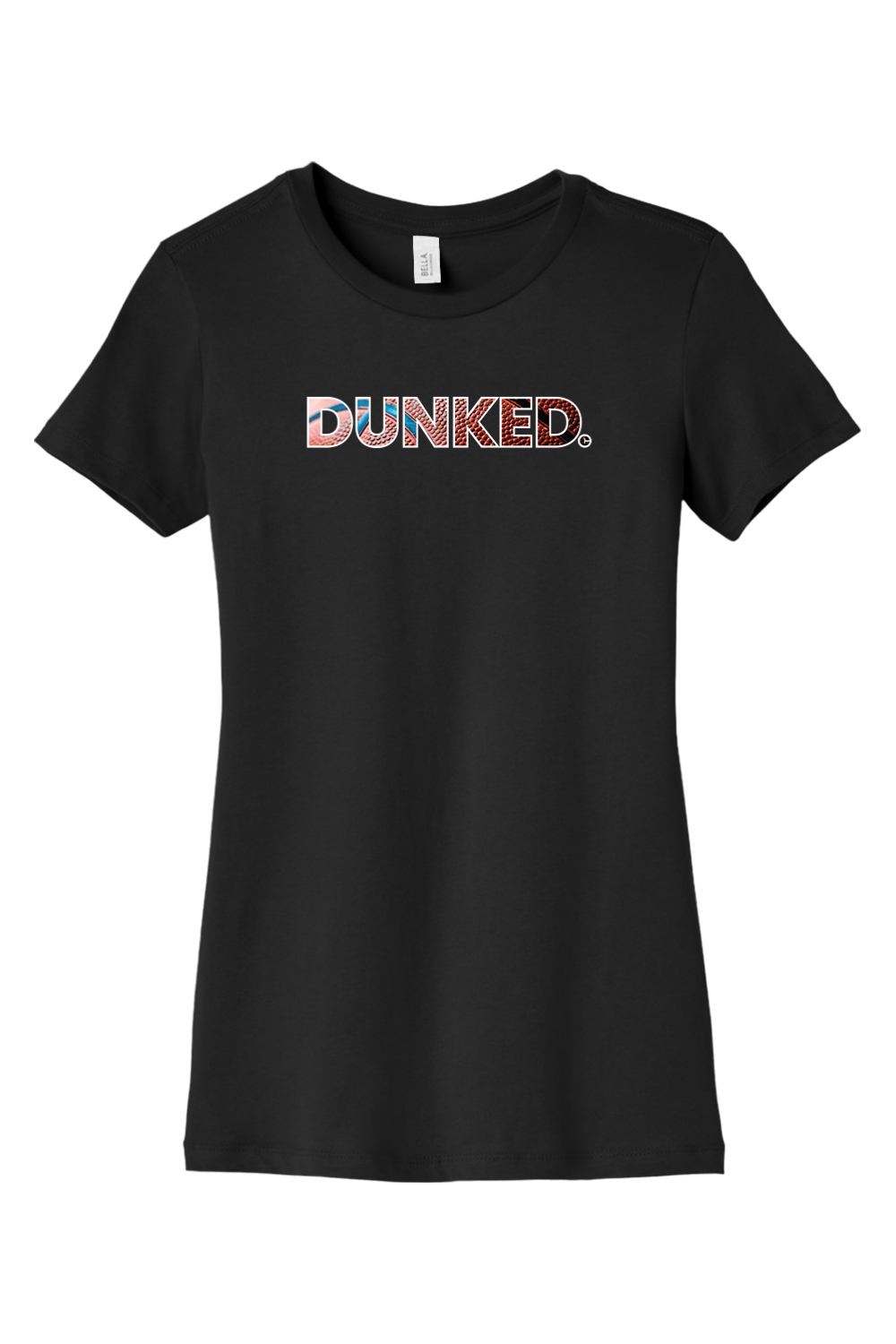 Connecticut - Dunked - BELLA+CANVAS Women’s Slim Fit Tee