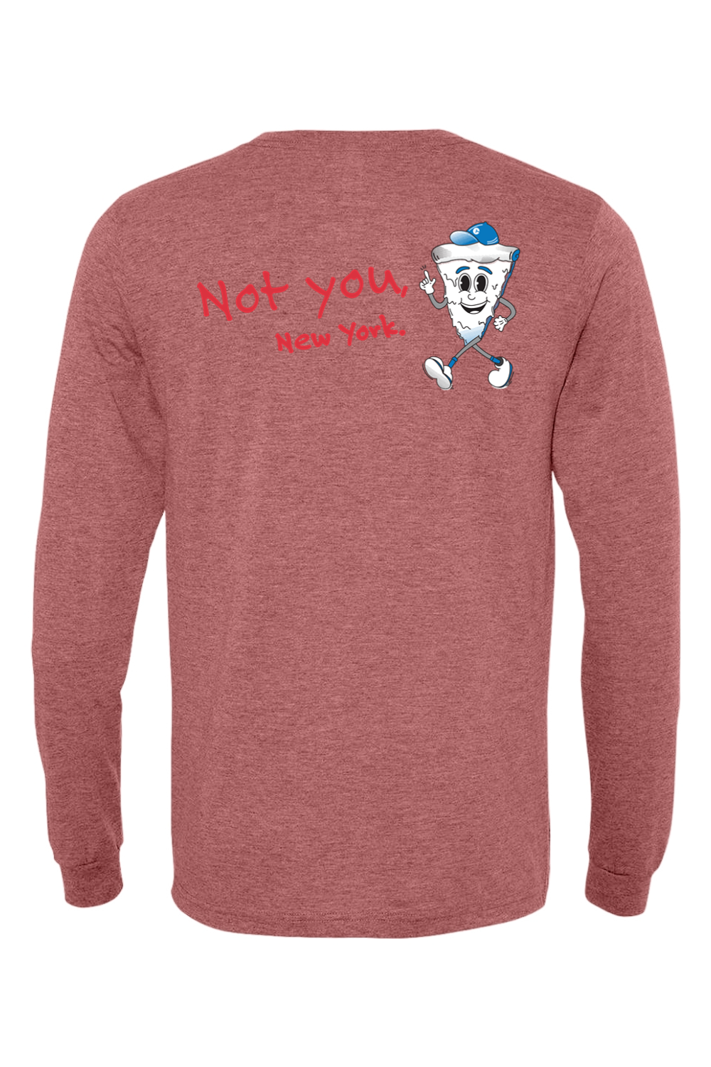 Connecticut - The Nation's Best Pizza - BELLA + CANVAS Unisex Triblend Long Sleeve Tee