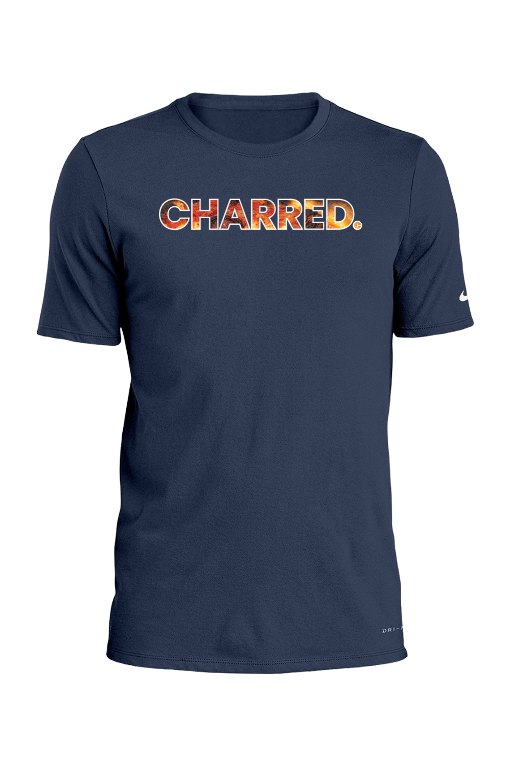 Connecticut - Charred - Nike Dri-FIT Cotton/Poly Tee