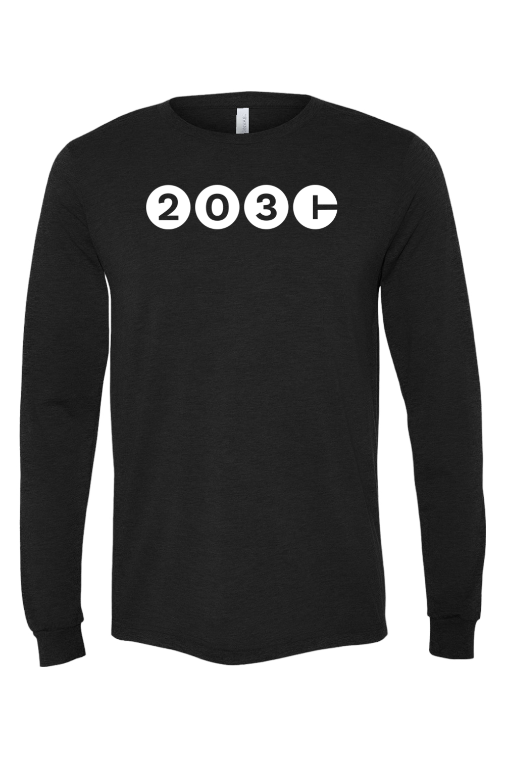 Connecticut - Area Code - BELLA + CANVAS Unisex Long Sleeve Tee